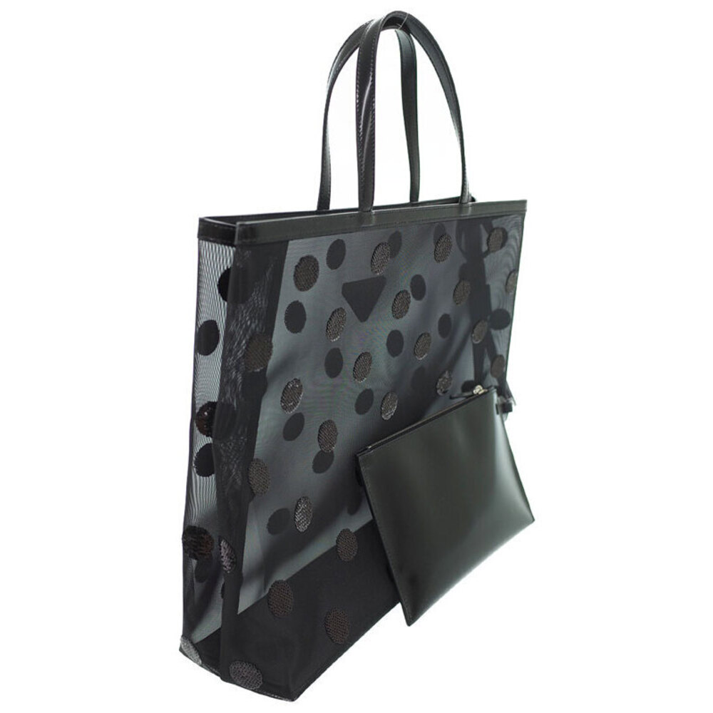 Prada Mesh Dot Tote Polka Bag